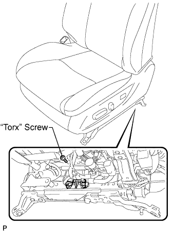 Lexus Is250, Is220D. Gse20 Ale20.Supplemental Restraint System.Airbag System.Seat Position Sensor  Removal