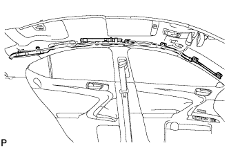 Lexus Is250, Is220D. Gse20 Ale20.Supplemental Restraint System.Airbag System.Curtain Shield Airbag Assembly  On-Vehicle Inspection