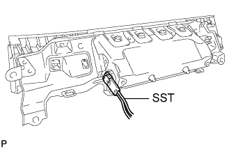 Lexus Is250, Is220D. Gse20 Ale20.Supplemental Restraint System.Airbag System.Front Passenger Side Knee Airbag Assembly  Disposal