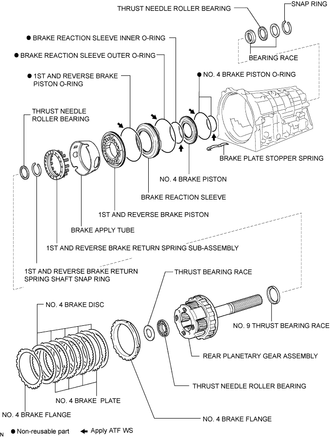 Lexus Is250, Is220D. Gse20 Ale20.A960E Automatic Transmission.Automatic Transmission System.Automatic Transmission Unit  Components