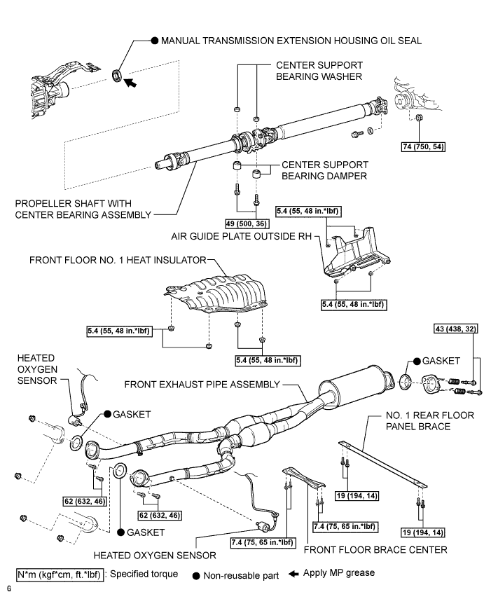 Lexus Is250, Is220D. Gse20 Ale20.Ra62 Manual Transmission.Manual Transmission System.Manual Transmission Extension Housing Oil Seal  Components