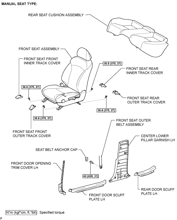 Lexus Is250, Is220D. Gse20 Ale20.Parking Brake.Parking Brake System.Parking Brake Pedal  Components