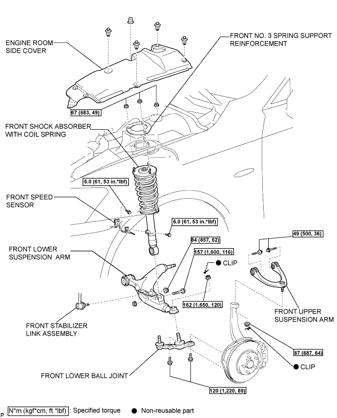 Lexus Is250, Is220D. Gse20 Ale20.Suspension.Suspension System.Front Upper Suspension Arm  Components