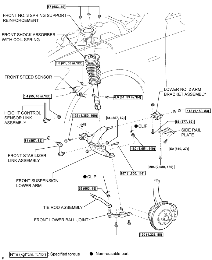 Lexus Is250, Is220D. Gse20 Ale20.Suspension.Suspension System.Front Lower Suspension Arm  Components