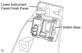 Lexus Is250, Is220D. Gse20 Ale20.A960E Automatic Transmission.Automatic Transmission System.Pattern Select Switch  Removal