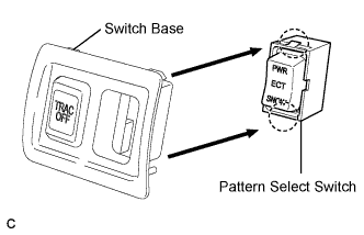 Lexus Is250, Is220D. Gse20 Ale20.A960E Automatic Transmission.Automatic Transmission System.Pattern Select Switch  Removal