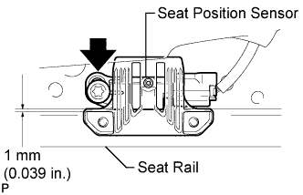 Lexus Is250, Is220D. Gse20 Ale20.Supplemental Restraint System.Airbag System.Seat Position Sensor  Installation