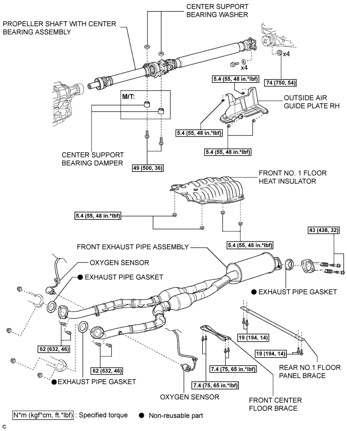 Lexus Is250, Is220D. Gse20 Ale20.Propeller Shaft.Propeller Shaft System.Rear Propeller Shaft Assembly  Components