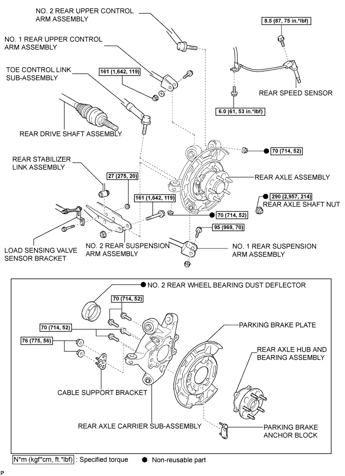 Lexus Is250, Is220D. Gse20 Ale20.Axle.Axle System.Rear Axle Hub  Components
