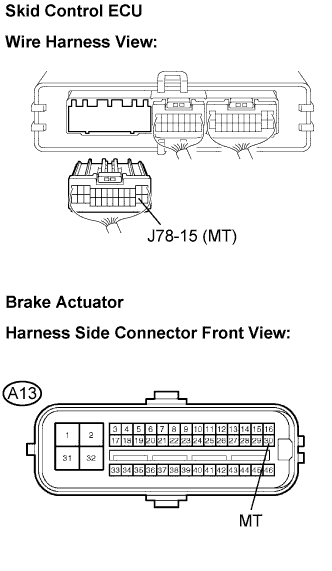 Lexus Is250, Is220D. Gse20 Ale20.Brake Control.Vehicle Stability Control System (W/ Vdim).
Dtc
  C0273/13  Open In Abs Motor Relay Circuit