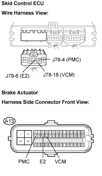 Lexus Is250, Is220D. Gse20 Ale20.Brake Control.Vehicle Stability Control System (W/ Vdim).
Dtc
  C1246/46  Master Cylinder Pressure Sensor Malfunction