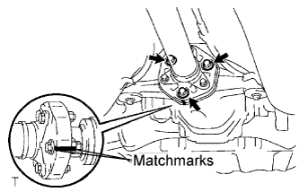 Lexus Is250, Is220D. Gse20 Ale20.Propeller Shaft.Propeller Shaft System.Rear Propeller Shaft Assembly (For 2Ad-Fhv)  Removal