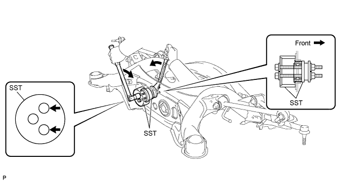 Lexus Is250, Is220D. Gse20 Ale20.Differential.Differential System.Differential Mount Cushion  Removal