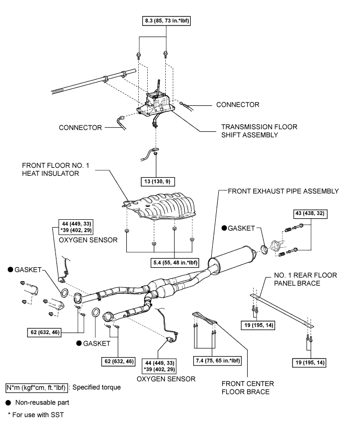 Lexus Is250, Is220D. Gse20 Ale20.A960E Automatic Transmission.Automatic Transmission System.Shift Lever Assembly  Components