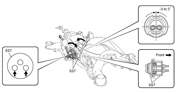 Lexus Is250, Is220D. Gse20 Ale20.Differential.Differential System.Differential Mount Cushion (For 2Ad-Fhv)  Installation
