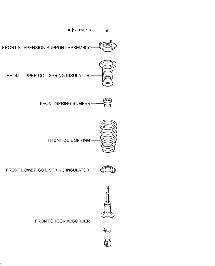 Lexus Is250, Is220D. Gse20 Ale20.Suspension.Suspension System.Front Shock Absorber  Components