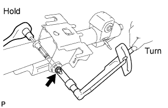 Lexus Is250, Is220D. Gse20 Ale20.Steering Column.Steering System.Steering Column Assembly (For Manual Tilt)  Reassembly