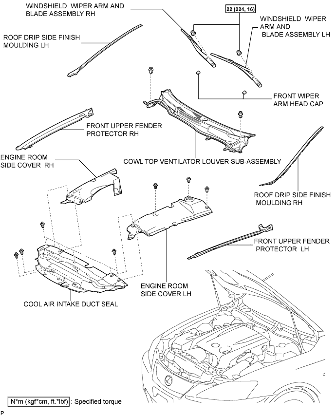 Lexus Is250, Is220D. Gse20 Ale20.Brake.Brake System.Brake Pedal  Components