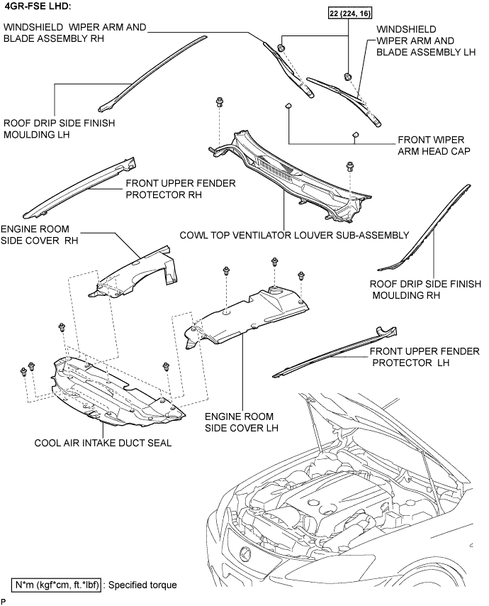 Lexus Is250, Is220D. Gse20 Ale20.Brake.Brake System.Brake Master Cylinder  Components