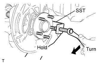 Lexus Is250, Is220D. Gse20 Ale20.Axle.Axle System.Front Axle Hub Bolt  Replacement