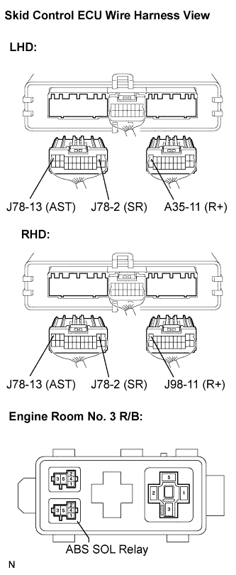 Lexus Is250, Is220D. Gse20 Ale20.Brake Control.Vehicle Stability Control System (W/ Vdim).
Dtc
  C0278/11  Open In Abs Solenoid Relay Circuit