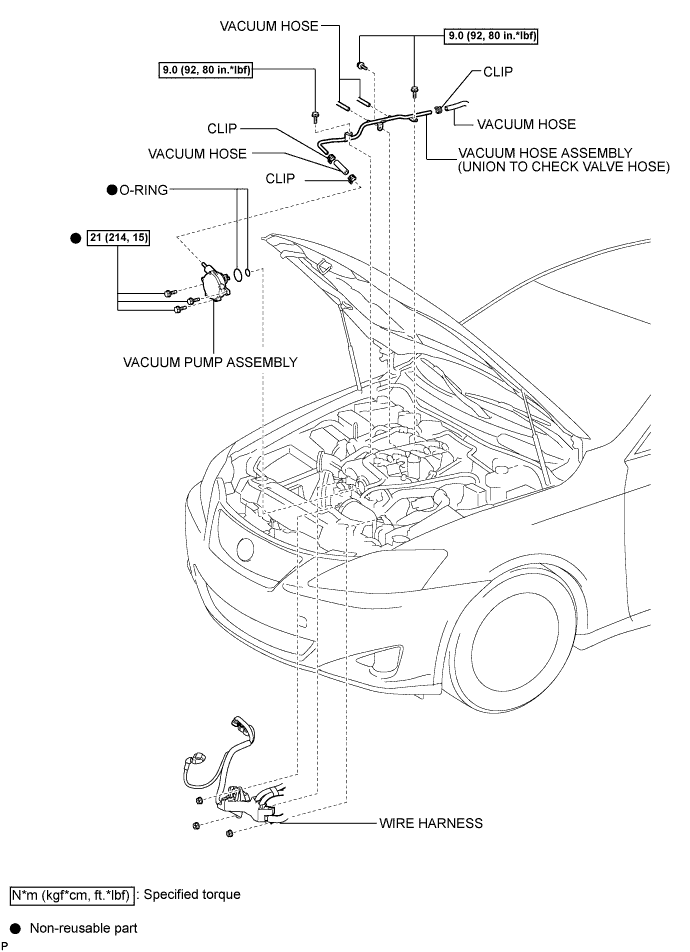 Lexus Is250, Is220D. Gse20 Ale20.Brake.Brake System.Vacuum Pump (For 2Ad-Fhv)  Components