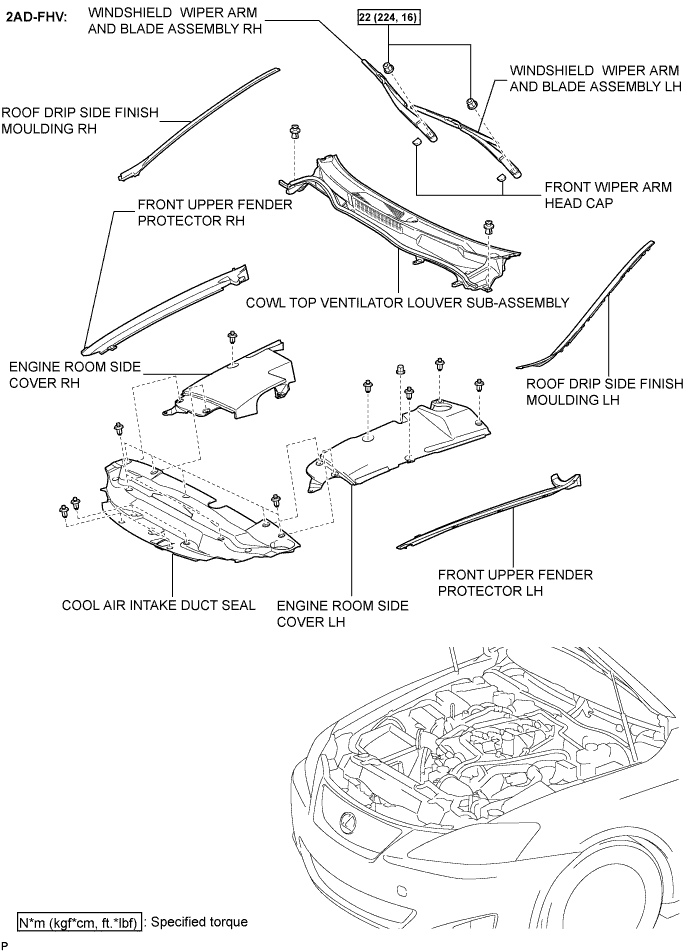 Lexus Is250, Is220D. Gse20 Ale20.Brake.Brake System.Brake Master Cylinder  Components