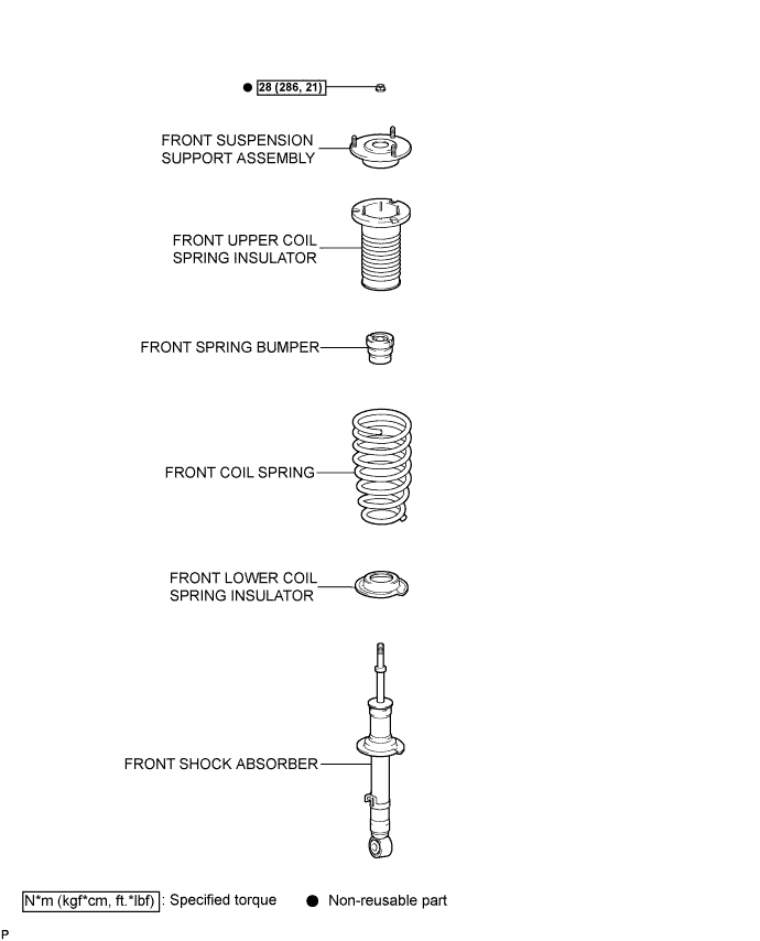 Lexus Is250, Is220D. Gse20 Ale20.Suspension.Suspension System.Front Shock Absorber  Components