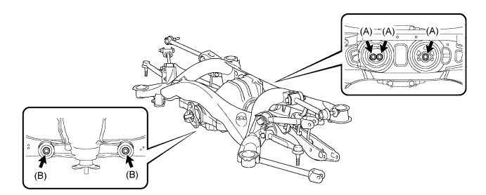 Lexus Is250, Is220D. Gse20 Ale20.Differential.Differential System.Rear Differential Carrier (For 2Ad-Fhv)  Removal