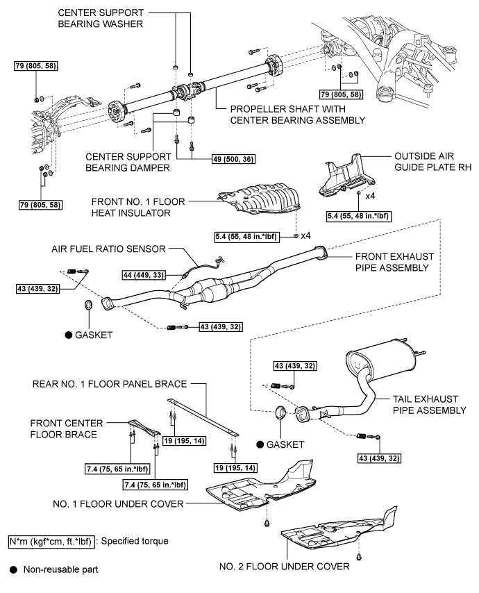 Lexus Is250, Is220D. Gse20 Ale20.Differential.Differential System.Rear Differential Side Gear Shaft Oil Seal (For 2Ad-Fhv) Components