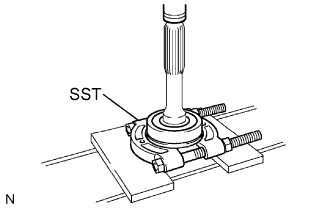 Lexus Is250, Is220D. Gse20 Ale20.Ra62 Manual Transmission.Manual Transmission System.Input Shaft  Disassembly