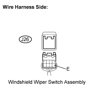 Lexus Is250, Is220D. Gse20 Ale20.Wiper And Washer.Wiper And Washer System.Wiper And Washer System  Wiper Switch (Hi Speed) Circuit