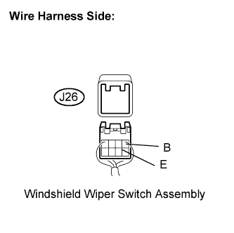 Lexus Is250, Is220D. Gse20 Ale20.Wiper And Washer.Wiper And Washer System.Wiper And Washer System  Wiper And Washer Switch Circuit