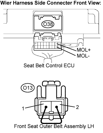 Lexus Is250, Is220D. Gse20 Ale20.Pre-Crash Safety.Pre-Crash Safety System.
Dtc
  B2007  Open In Seat Belt Motor Lh Circuit