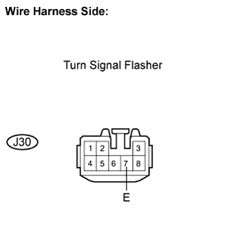 Lexus Is250, Is220D. Gse20 Ale20.Lighting.Lighting System.Lighting System  Hazard Warning Switch Circuit