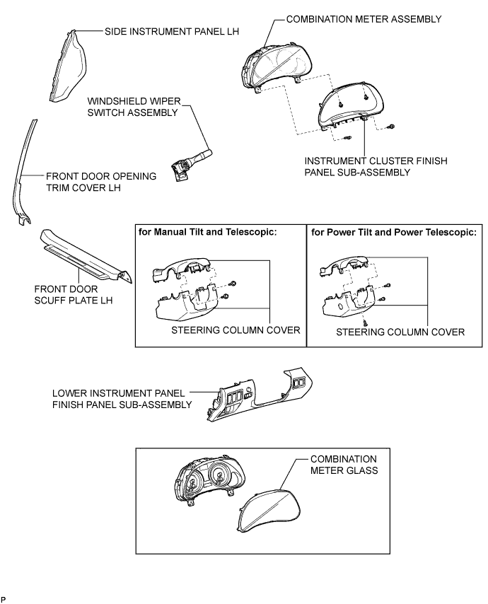 Lexus Is250, Is220D. Gse20 Ale20.Meter.Meter / Gauge System.Combination Meter  Components
