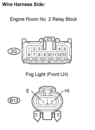 Lexus Is250, Is220D. Gse20 Ale20.Lighting.Lighting System.Lighting System  Front Fog Light Circuit