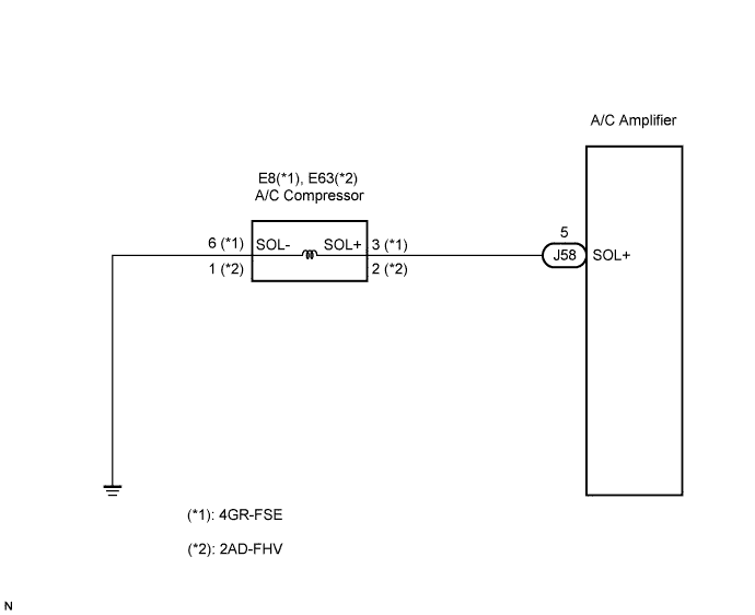Lexus Is250, Is220D. Gse20 Ale20.Air Conditioning.Air Conditioning System.
Dtc
  B1451/51  Compressor Solenoid Circuit