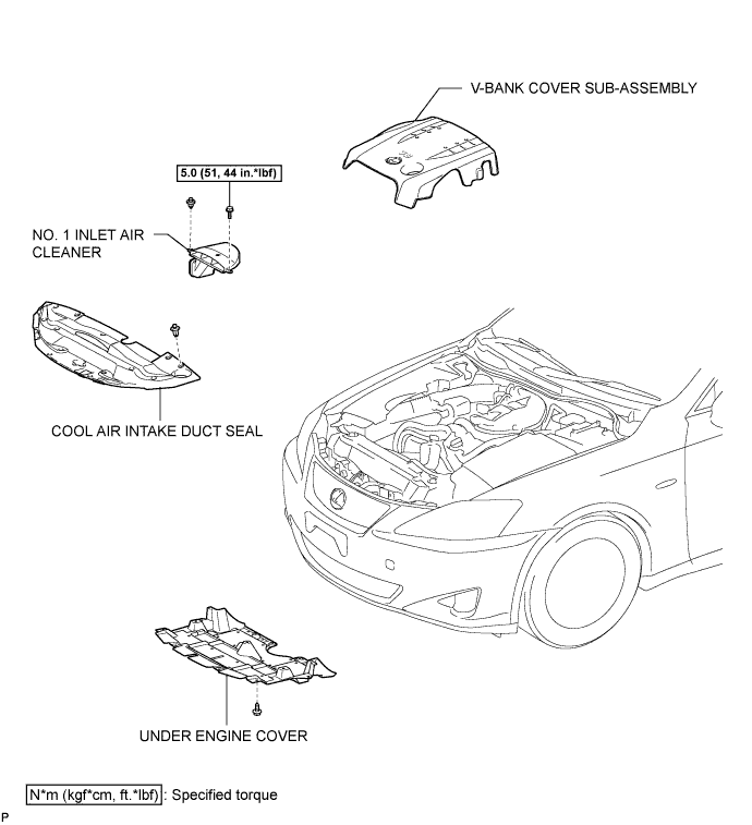 Lexus Is250, Is220D. Gse20 Ale20.4Gr-Fse Engine Control System.Sfi System.Crankshaft Position Sensor  Components