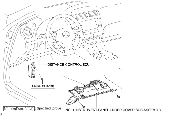 Lexus Is250, Is220D. Gse20 Ale20.Cruise Control.Cruise Control System.Distance Control Ecu  Components