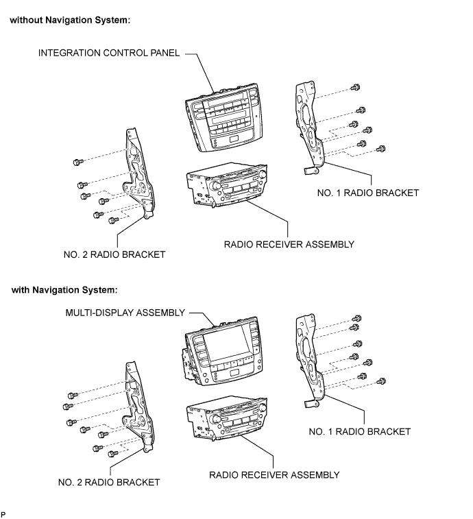 Lexus Is250, Is220D. Gse20 Ale20.Audio Visual.Audio And Visual System.Radio Receiver  Components