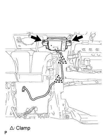 Lexus Is250, Is220D. Gse20 Ale20.Navigation.Navigation System.Navigation Antenna  Removal