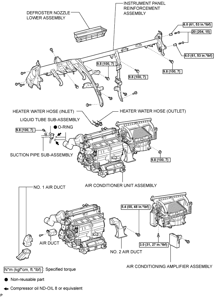 Lexus Is250, Is220D. Gse20 Ale20.Air Conditioning.Air Conditioning System.Air Conditioning Unit Components