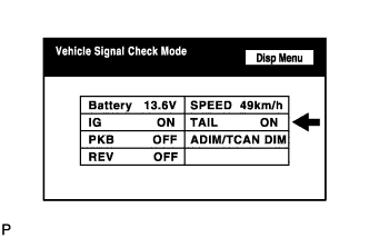 Lexus Is250, Is220D. Gse20 Ale20.Navigation.Navigation System.Navigation System  Illumination For Panel Switch Does Not Come On With Tail Switch On