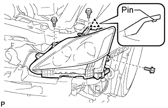 Lexus Is250, Is220D. Gse20 Ale20.Wiper And Washer.Wiper And Washer System.Front Washer Motor  Installation