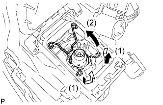 Lexus Is250, Is220D. Gse20 Ale20.Lighting.Lighting System.Headlight Assembly  Disassembly