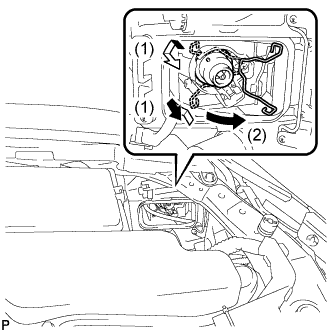 Lexus Is250, Is220D. Gse20 Ale20.Lighting.Lighting System.High Intensity Discharge Headlight Bulb  Removal