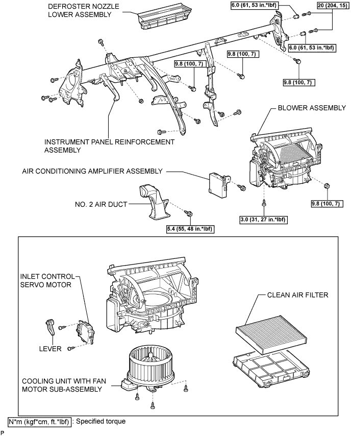 Lexus Is250, Is220D. Gse20 Ale20.Air Conditioning.Air Conditioning System.Blower Unit  Components