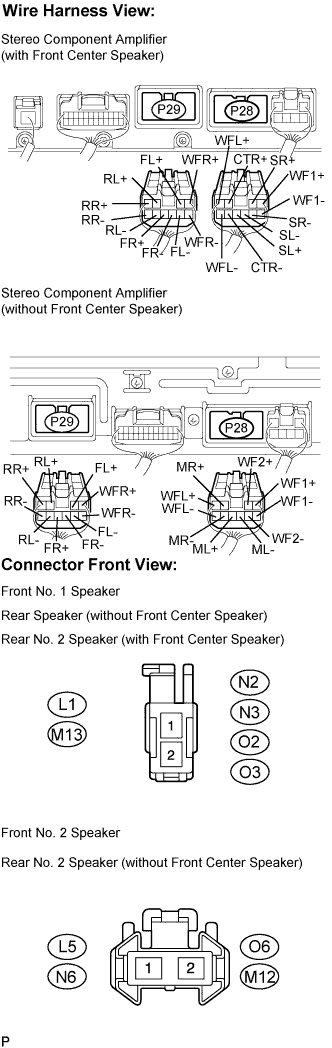 Lexus Is250, Is220D. Gse20 Ale20.Audio Visual.Audio And Visual System.Audio And Visual System  Speaker Circuit