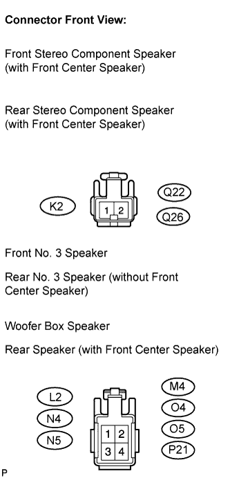 Lexus Is250, Is220D. Gse20 Ale20.Audio Visual.Audio And Visual System.Audio And Visual System  Speaker Circuit